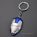 Metal Marvell Super Hero Model Design Iron Man Maski Keychain pour hommes